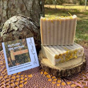 "Autumn Splendor" Cedar Wood/Patchouli Scented Soap