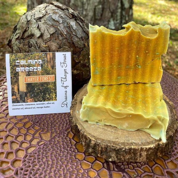 "Calming Breeze" Chamomile/Cinnamon Scented Soap