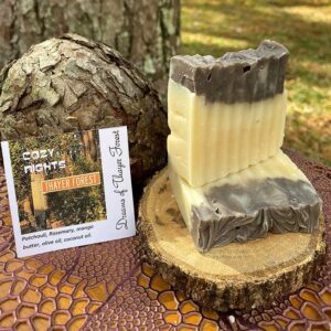 "Cozy Nights" Patchouli/Rosemary Scented Soap