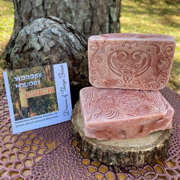 "Woodsy Holiday" Frankincense Scented Soap